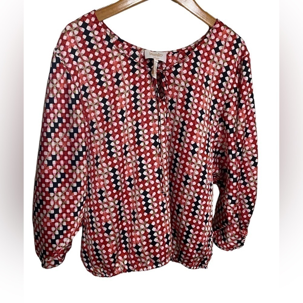 LAUNDRY ladies blouse career professional office, balloon sleeve size 6